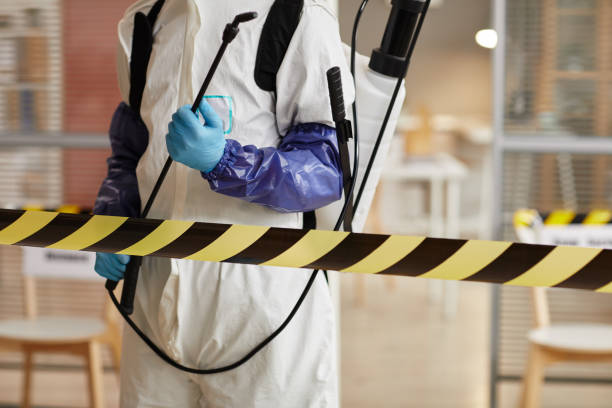 Professional Blood Cleanup technician working in Lindsay, CA